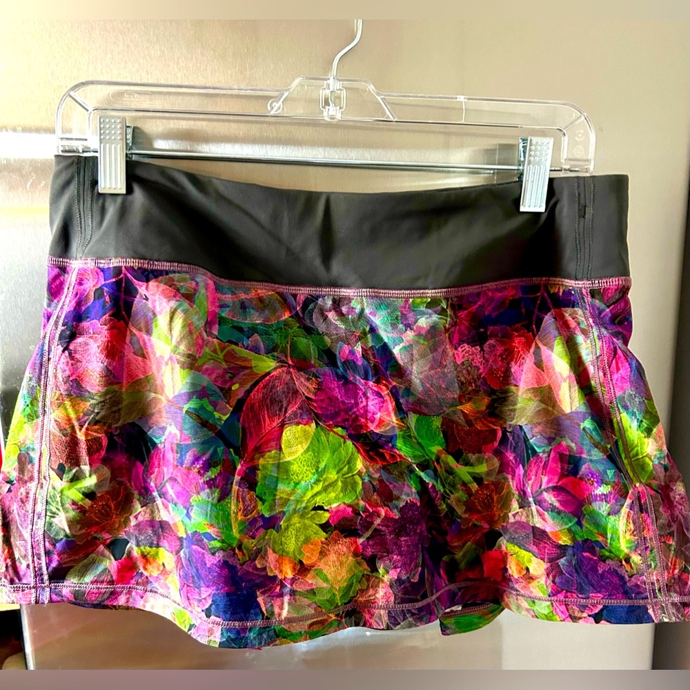 Lululemon Floral Multicolor Skort